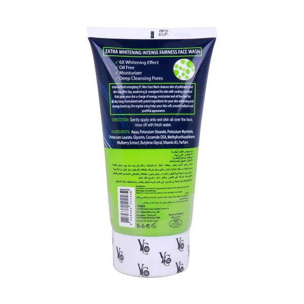 YC Men Extra Whitening Face Wash-100ml Cosmetic Shopping Zone online shop bangladeshothoba.com
