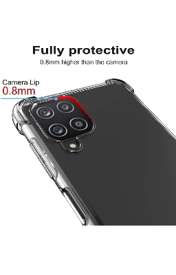 Picture of For Samsung A12(5G)/M12/F12/A12(4G) Soft Transparent Shockproof Tpu Back Case/Cover  Water Colour, With Camera Bumper protection.