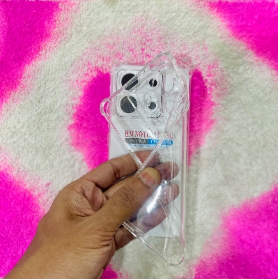 Picture of For Xiaomi Note 13 pro Soft Transparent Shockproof Tpu Back Case ,Water Colour, With Camera Bumper protection.