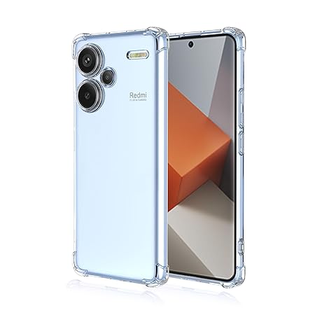 Picture of Redmi Note 13 Pro Plus 5G, Bumper Exclusive Transparent Back Cover Clear TPU Case