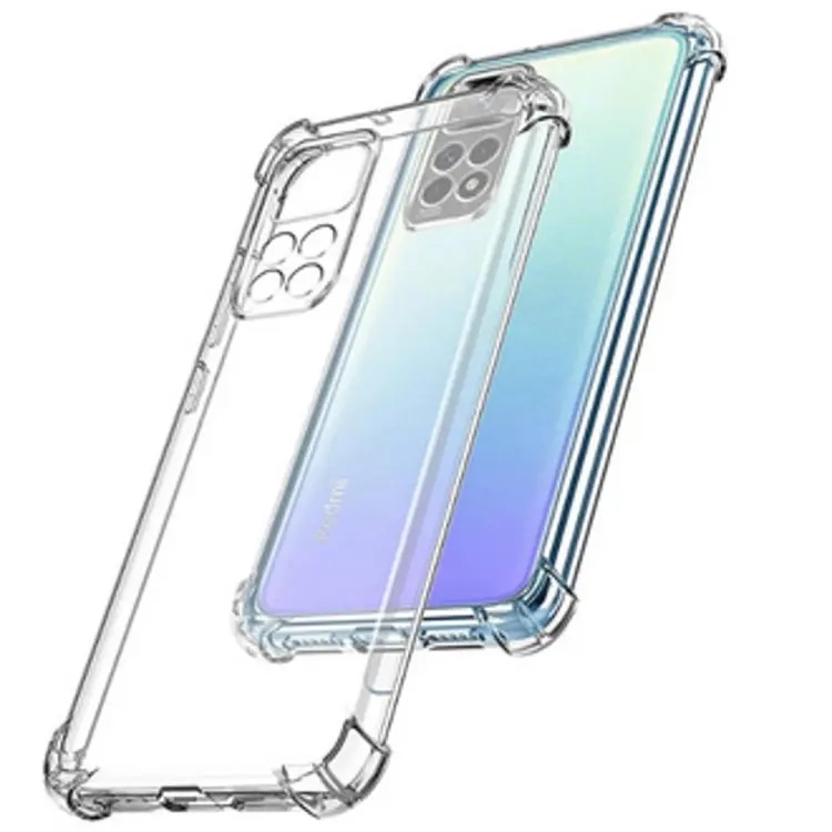 Picture of For Xiaomi Note 11 (4G) Soft Transparent Shockproof Tpu Back Case/Cover  Water Colour, With Camera Bumper protection.