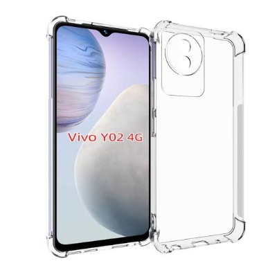 Picture of For Vivo Y02/Y02T  Soft Transparent Shockproof Tpu Back Case/Cover  Water Colour, With Camera Bumper protection.
