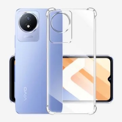 Picture of For Vivo Y02/Y02T  Soft Transparent Shockproof Tpu Back Case/Cover  Water Colour, With Camera Bumper protection.