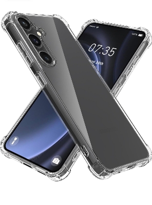 Picture of For Samsung Galaxy S24 plus Soft Transparent Shockproof Tpu Back Case/Cover  Water Colour, With Camera Bumper protection.