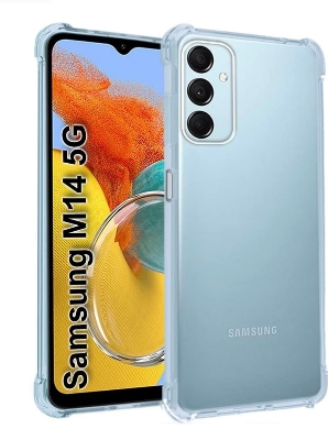 Picture of For Samsung M14 (5G) Soft Transparent Shockproof Tpu Back Case/Cover  Water Colour, With Camera Bumper protection.
