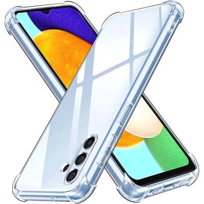 Picture of Case for Samsung Galaxy A24 4G Cover Clear Back Air Cushion Soft Silicone Shockproof Anti-Scratch Protective Bumper Shell Corner for Samsung Galaxy A25 5G