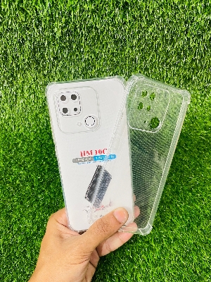 Picture of For Redmi 10c  Soft Transparent Shockproof Tpu Back Case/Cover  Water Colour, With Camera Bumper protection.