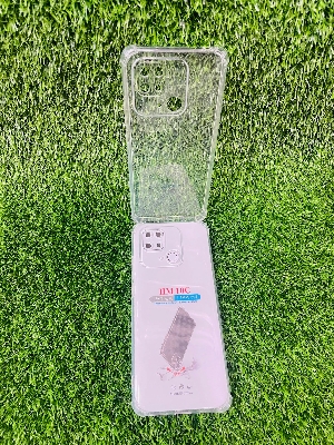 Picture of For Redmi 10c  Soft Transparent Shockproof Tpu Back Case/Cover  Water Colour, With Camera Bumper protection.