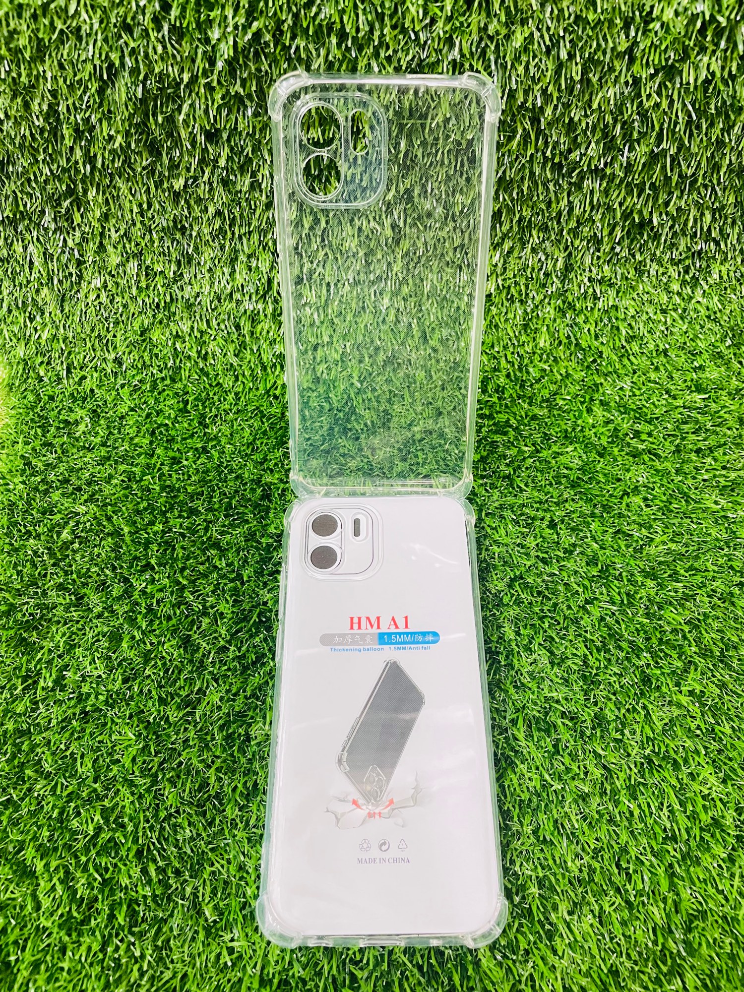 Picture of For Redmi A1 / A2  Soft Transparent Shockproof Tpu Back Case/Cover  Water Colour, With Camera Bumper protection.