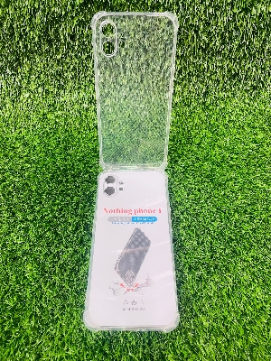 Picture of For Nothing phone 1 Soft Transparent Shockproof Tpu Back Case/Cover  Water Colour, With Camera Bumper protection.