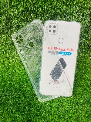 Picture of For Redmi 9c/Redmi 10A Soft Transparent Shockproof Tpu Back Case/Cover  Water Colour, With Camera Bumper protection.