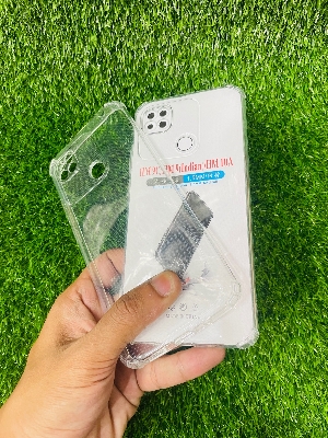 Picture of For Redmi 9c/Redmi 10A Soft Transparent Shockproof Tpu Back Case/Cover  Water Colour, With Camera Bumper protection.