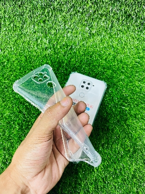 Picture of For Redmi NOTE9/Redmi 10X 4G Soft Transparent Shockproof Tpu Back Case/Cover  Water Colour, With Camera Bumper protection.