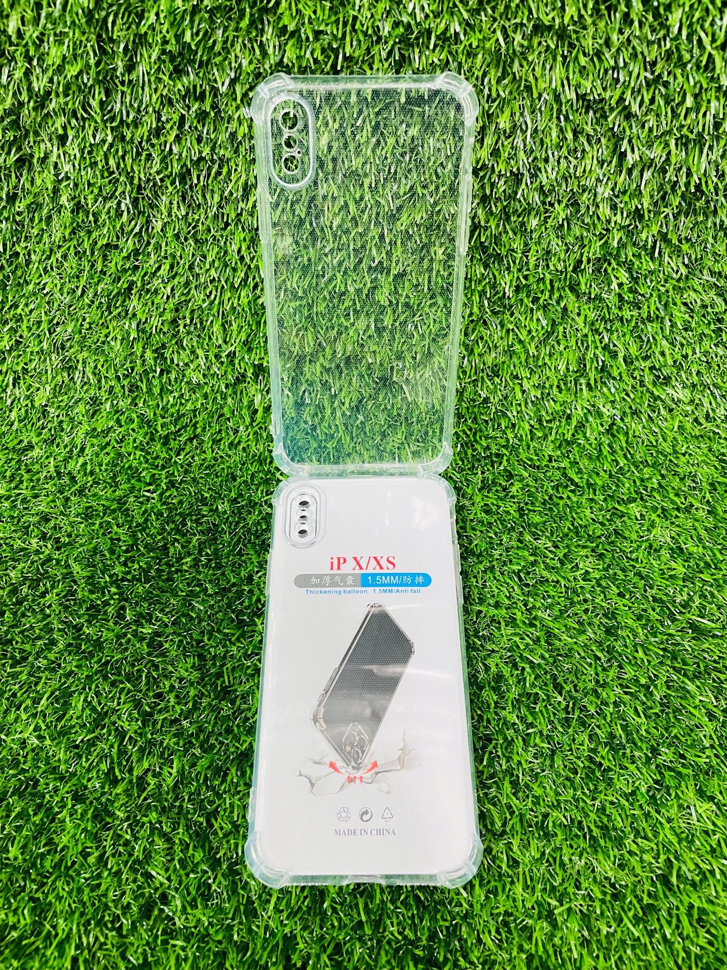 Picture of For IPhone X/XS Soft Transparent Shockproof Tpu Back Case/Cover  Water Colour, With Camera Bumper protection.