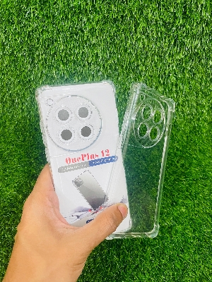 Picture of For OnePlus 12 Soft Transparent Shockproof Tpu Back Case/Cover  Water Colour, With Camera Bumper protection.