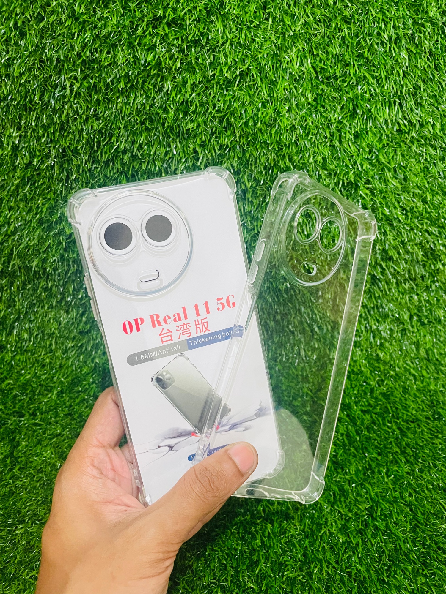 Picture of For Realme 11X (5G)/Narzo 60X (5G)Realme C67 (5G)/Realme 11 (5G) Soft Transparent Shockproof Tpu Back Case/Cover  Water Colour, With Camera Bumper protection.