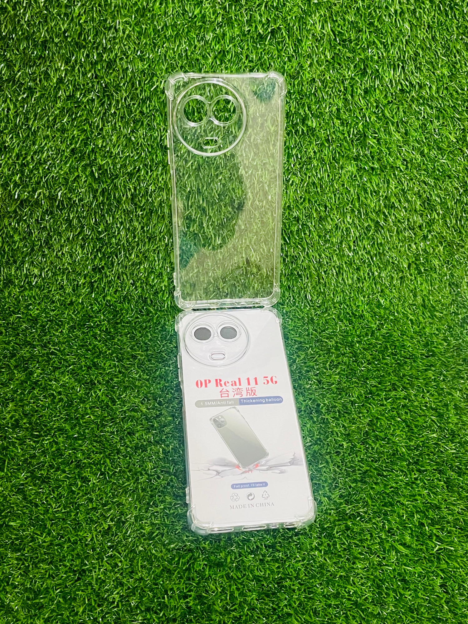 Picture of For Realme 11X (5G)/Narzo 60X (5G)Realme C67 (5G)/Realme 11 (5G) Soft Transparent Shockproof Tpu Back Case/Cover  Water Colour, With Camera Bumper protection.