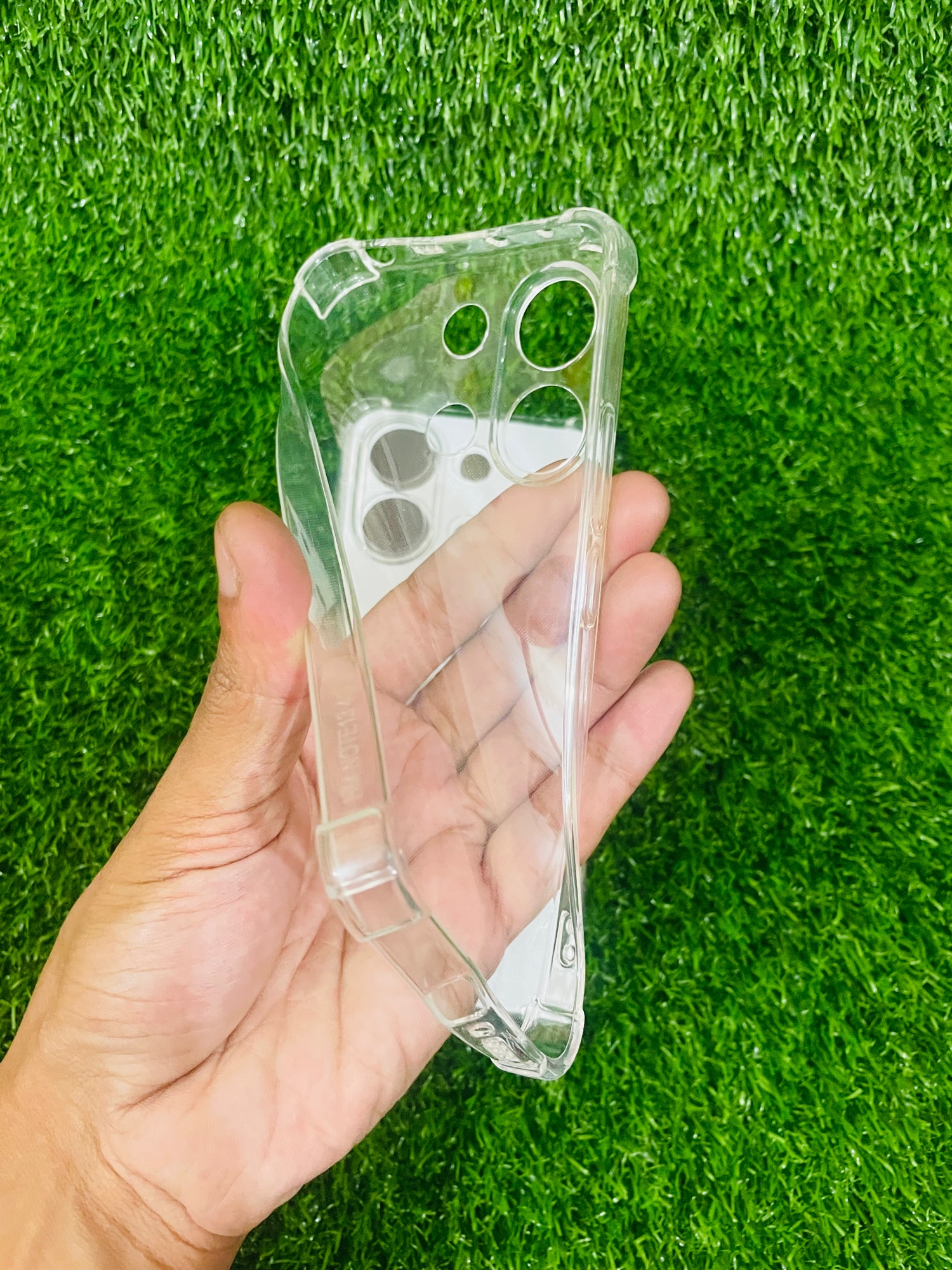 Picture of For Redmi Note 13 (4G) Soft Transparent Shockproof Tpu Back Case/Cover  Water Colour, With Camera Bumper protection.