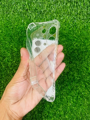 Picture of For Redmi Note 13 (4G) Soft Transparent Shockproof Tpu Back Case/Cover  Water Colour, With Camera Bumper protection.