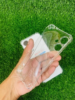 Picture of For Redmi 13C (5G) Soft Transparent Shockproof Tpu Back Case/Cover  Water Colour, With Camera Bumper protection.