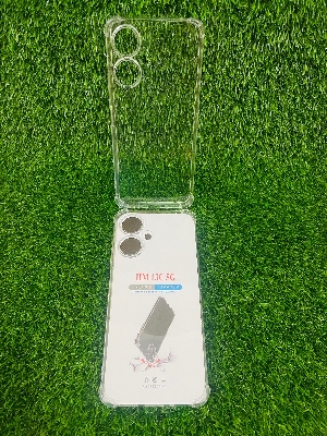 Picture of For Redmi 13C (5G) Soft Transparent Shockproof Tpu Back Case/Cover  Water Colour, With Camera Bumper protection.