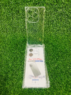 Picture of For Itel S23 Plus Soft Transparent Shockproof Tpu Back Case/Cover  Water Colour, With Camera Bumper protection.