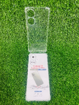 Picture of For Camon 19 Camon 19 Pro Soft Transparent Shockproof Tpu Back Case/Cover  Water Colour, With Camera Bumper protection.