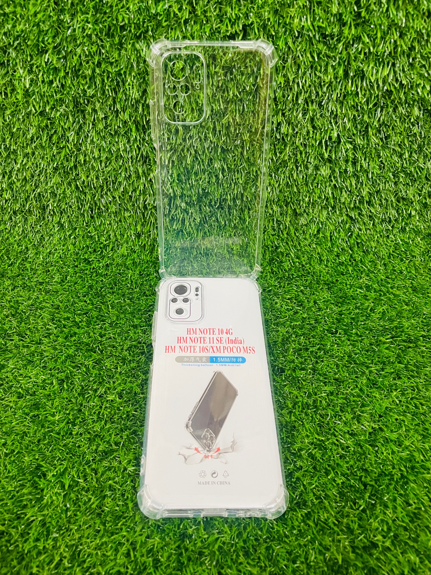 Picture of For Redmi NOTE 10 4G HM NOTE 11 SE (India) HM NOTE 10S/XM POCO MSS Soft Transparent Shockproof Tpu Back Case/Cover  Water Colour, With Camera Bumper protection.