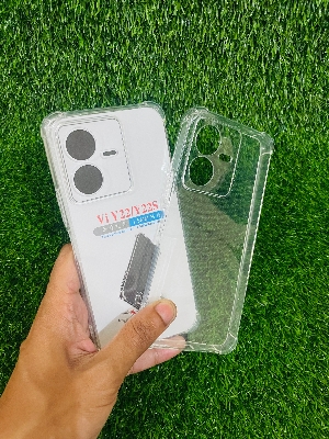 Picture of For Vivo Y22/Y22s Soft Transparent Shockproof Tpu Back Case/Cover  Water Colour, With Camera Bumper protection.