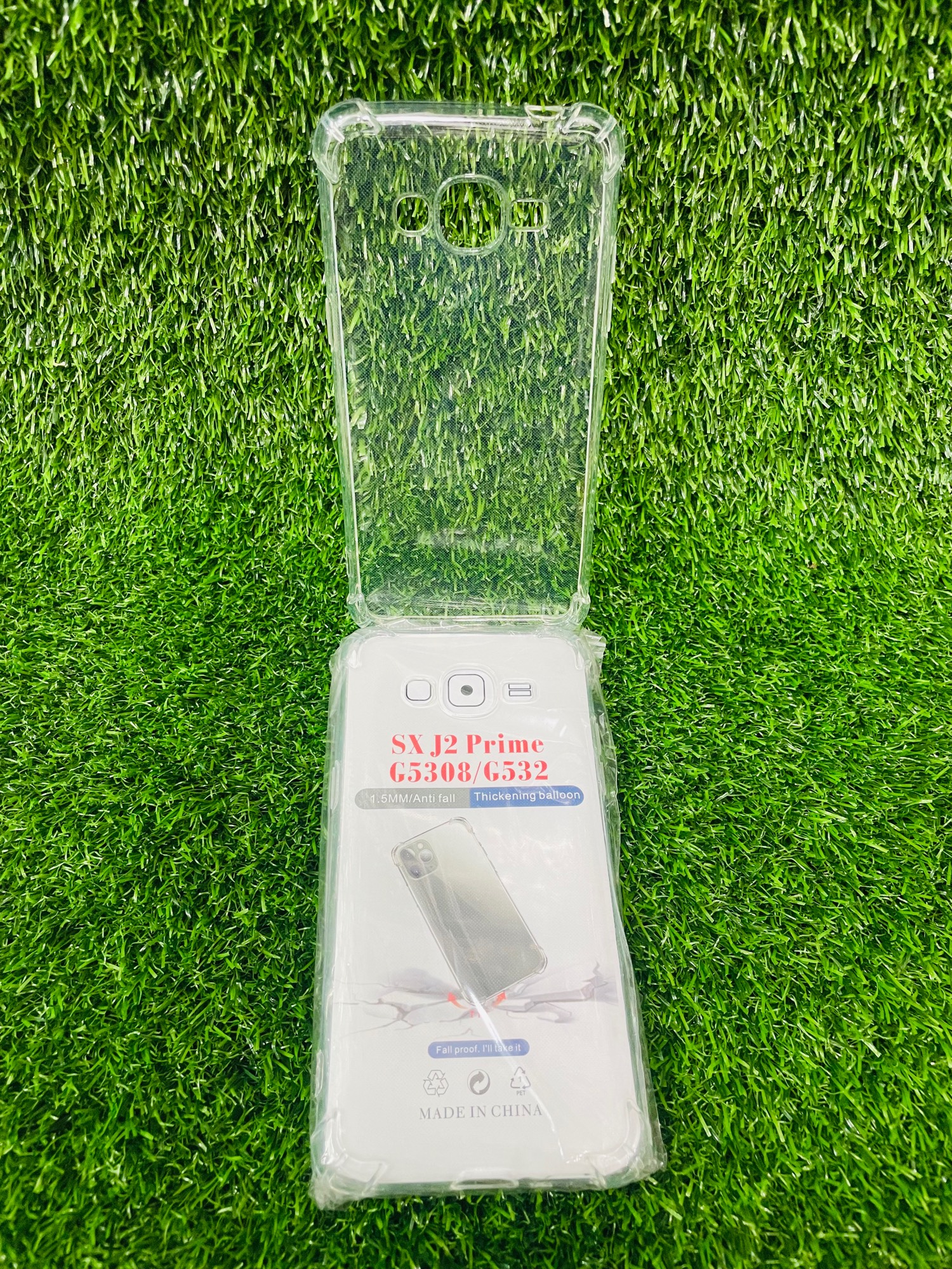 Picture of For Samsung J2 Prime /G530/G532 Soft Transparent Shockproof Tpu Back Case/Cover  Water Colour, With Camera Bumper protection.