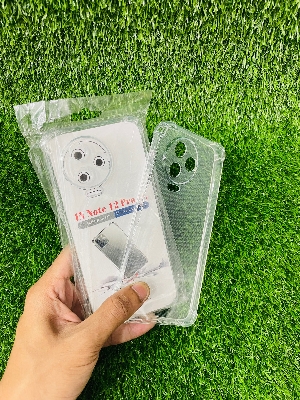 Picture of For Infinix Note 12 Pro (4G) Soft Transparent Shockproof Tpu Back Case/Cover  Water Colour, With Camera Bumper protection.