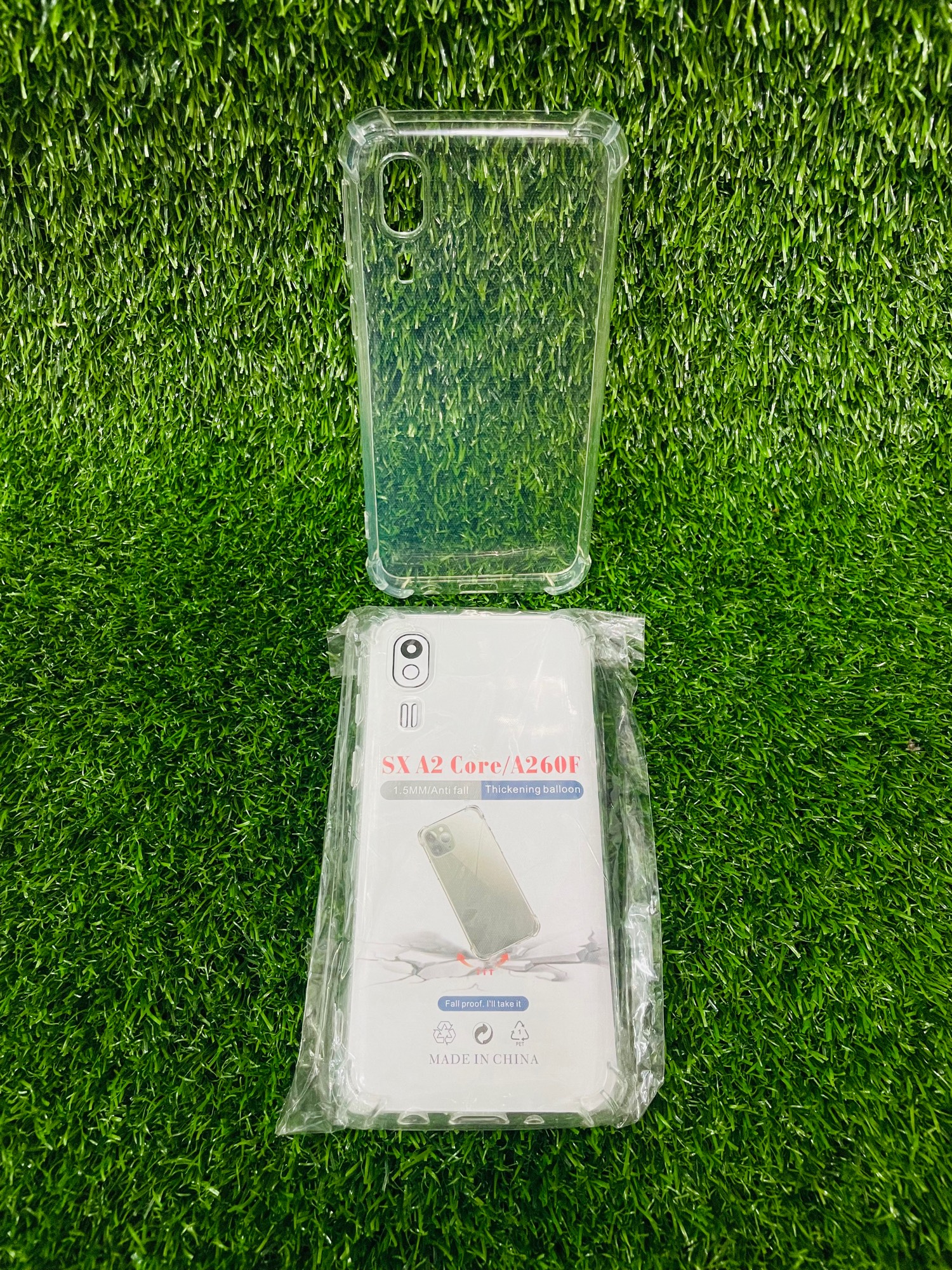 Picture of For Samsung A2 Core/A260F Soft Transparent Shockproof Tpu Back Case/Cover  Water Colour, With Camera Bumper protection.