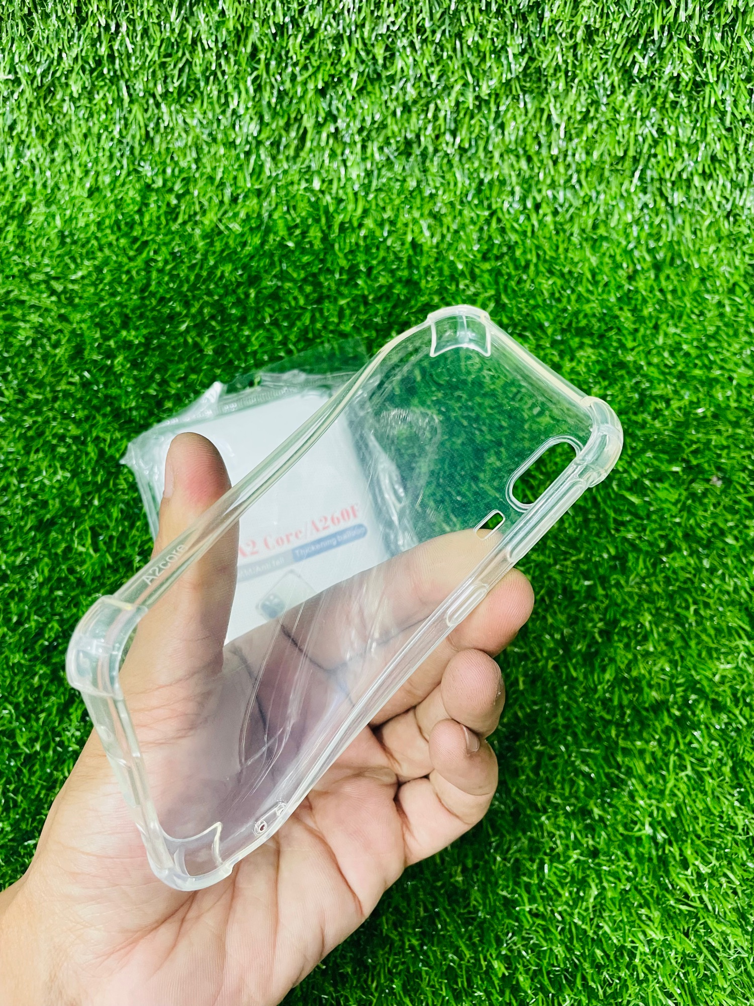 Picture of For Samsung A2 Core/A260F Soft Transparent Shockproof Tpu Back Case/Cover  Water Colour, With Camera Bumper protection.