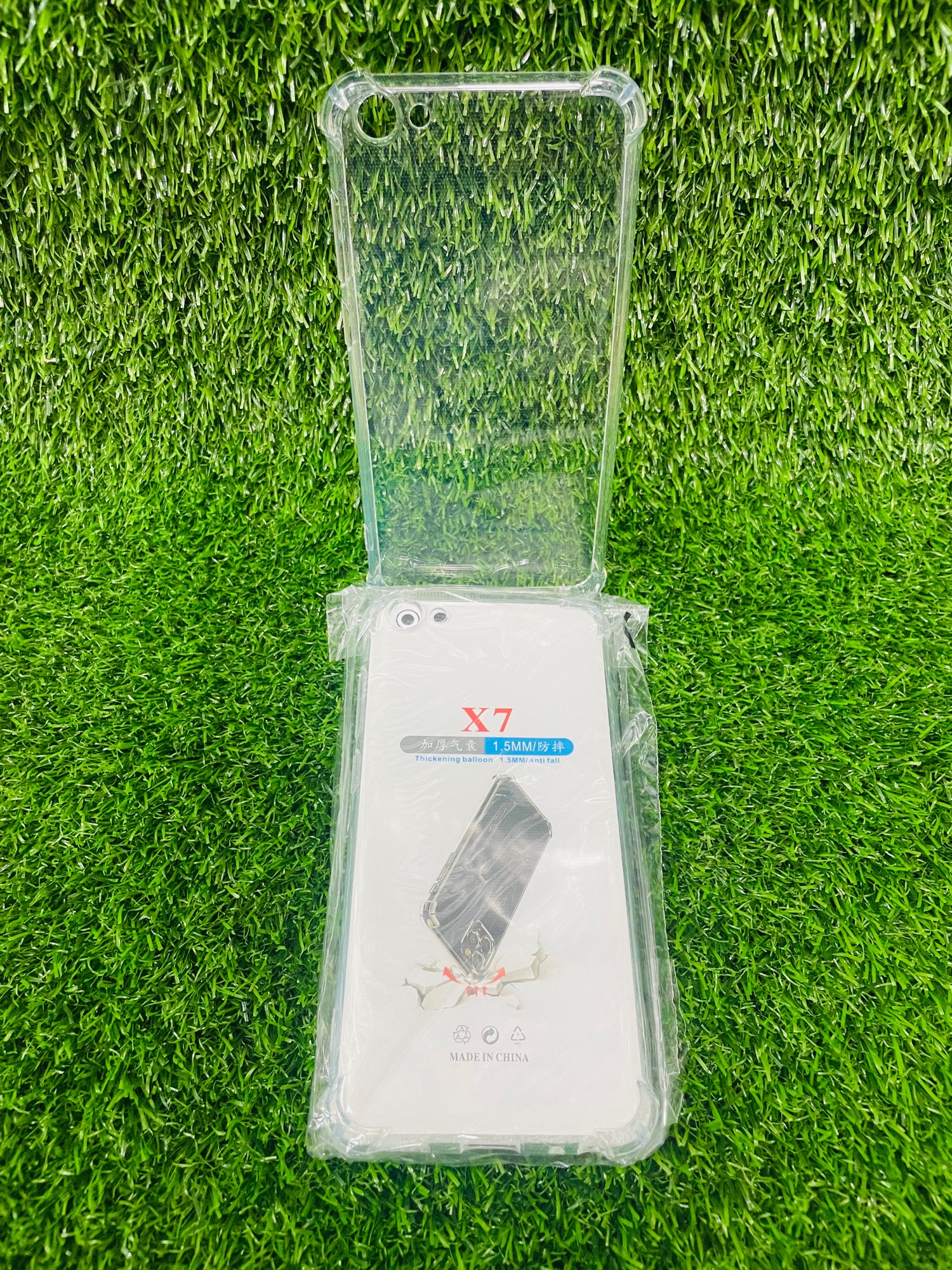 Picture of For Vivo X7 Soft Transparent Shockproof Tpu Back Case/Cover  Water Colour, With Camera Bumper protection.