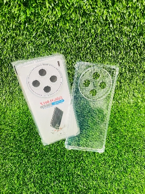 Picture of For Vivo X100 (5G) Soft Transparent Shockproof Tpu Back Case/Cover  Water Colour, With Camera Bumper protection.