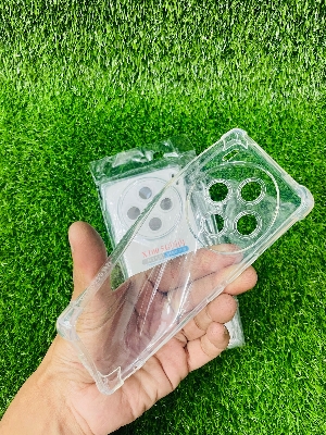 Picture of For Vivo X100 (5G) Soft Transparent Shockproof Tpu Back Case/Cover  Water Colour, With Camera Bumper protection.