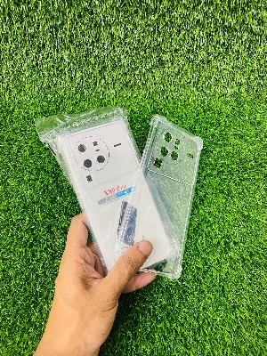 Picture of For Vivo X 80 por  Soft Transparent Shockproof Tpu Back Case/Cover  Water Colour, With Camera Bumper protection.