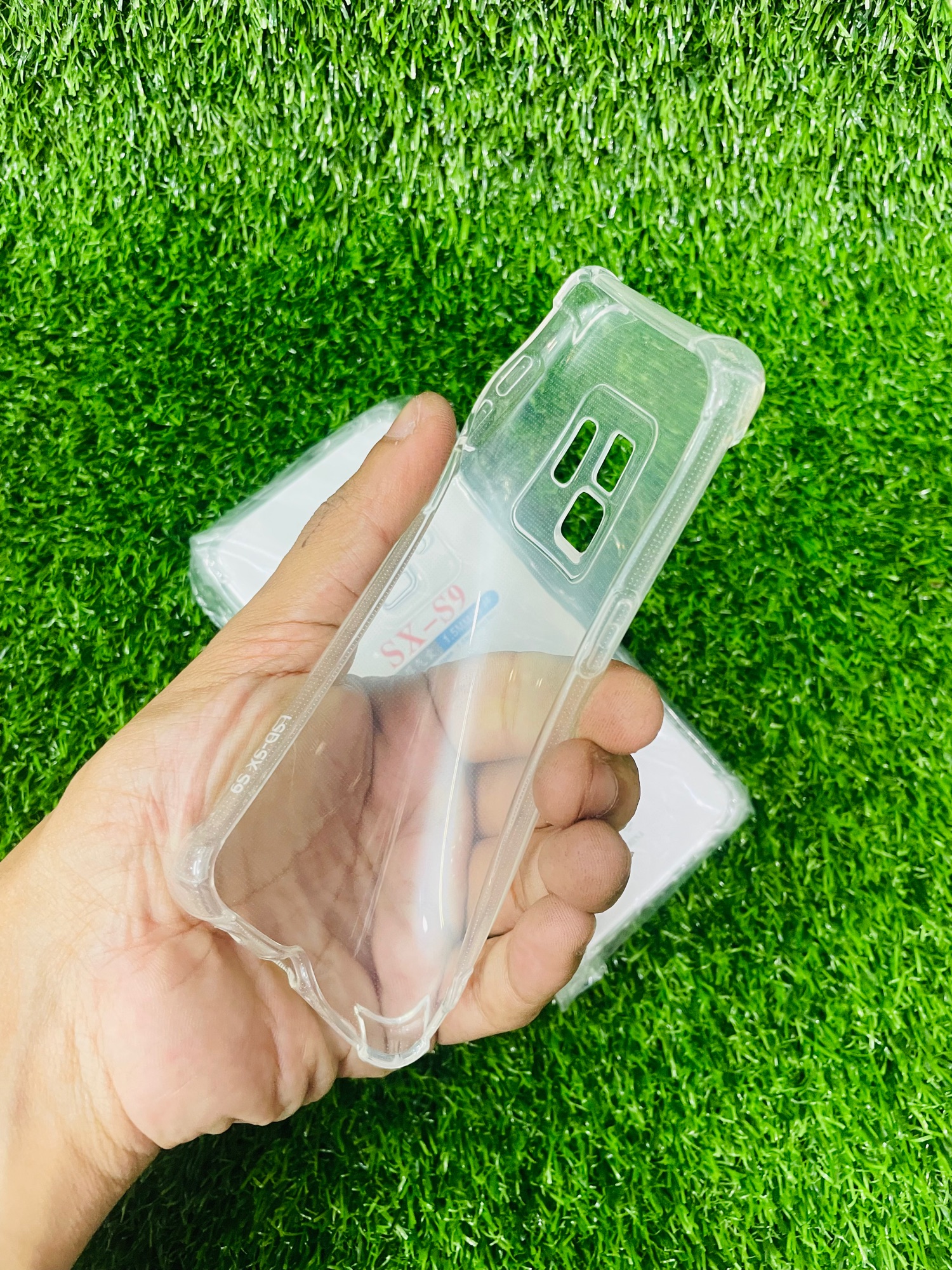 Picture of For Samsung S9 Soft Transparent Shockproof Tpu Back Case/Cover  Water Colour, With Camera Bumper protection.