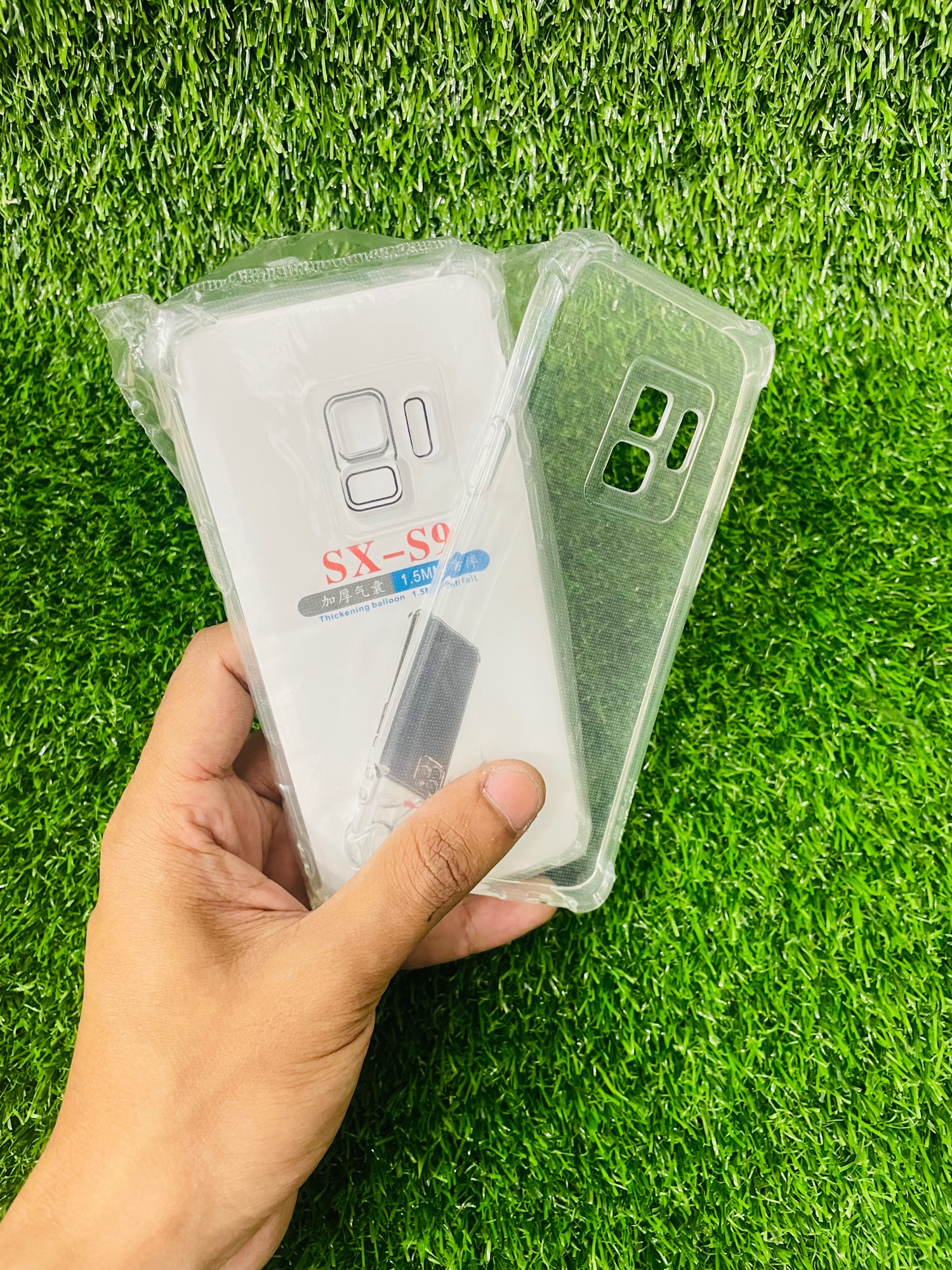 Picture of For Samsung S9 Soft Transparent Shockproof Tpu Back Case/Cover  Water Colour, With Camera Bumper protection.