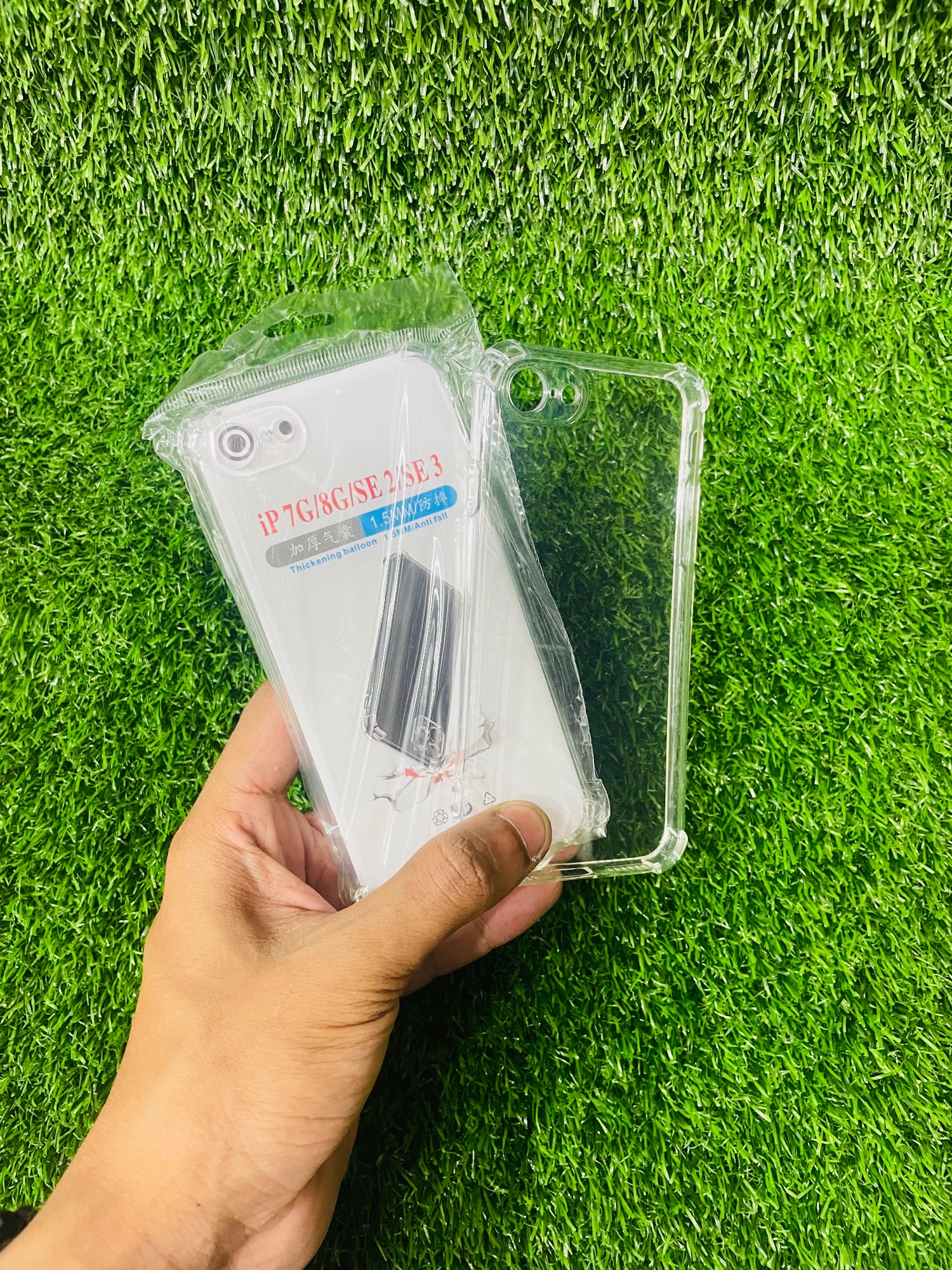 Picture of For IPhone 7G/8G/SE 2/SE 3 Soft Transparent Shockproof Tpu Back Case/Cover  Water Colour, With Camera Bumper protection.