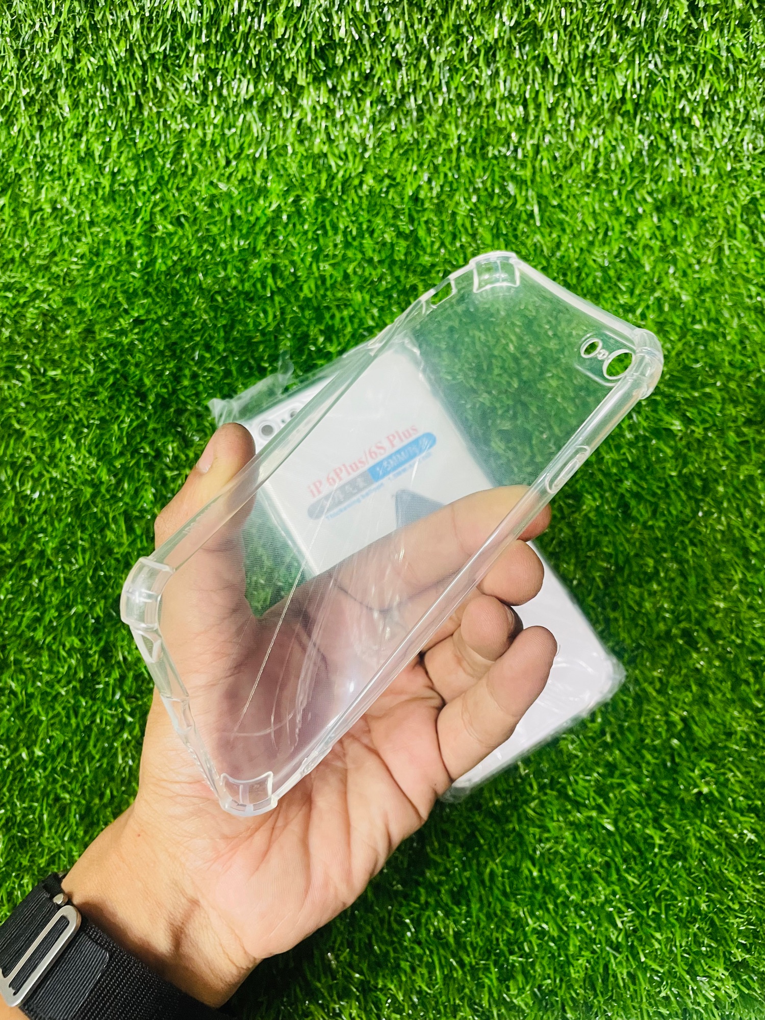 Picture of For IPhone 6Plus/6S Plus Soft Transparent Shockproof Tpu Back Case/Cover  Water Colour, With Camera Bumper protection.