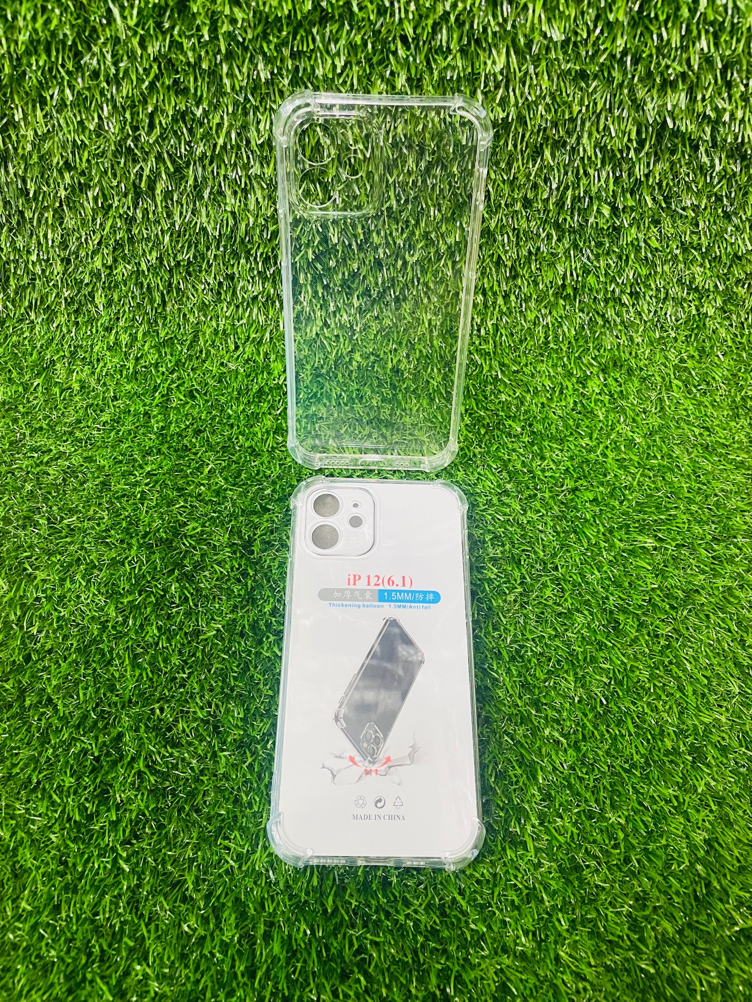 Picture of For IPhone 12 Soft Transparent Shockproof Tpu Back Case/Cover  Water Colour, With Camera Bumper protection.