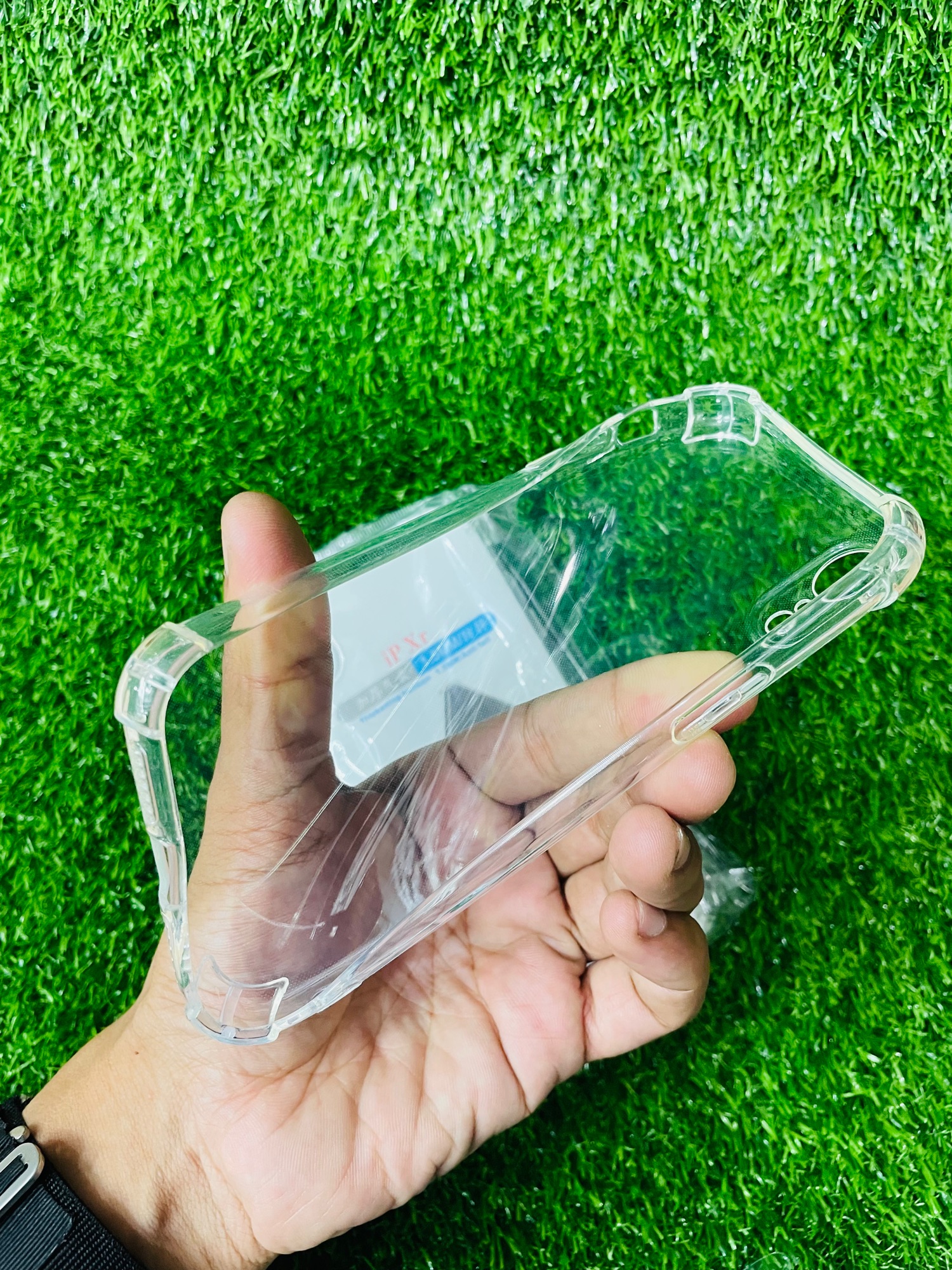 Picture of For IPhone Xr Soft Transparent Shockproof Tpu Back Case/Cover  Water Colour, With Camera Bumper protection.