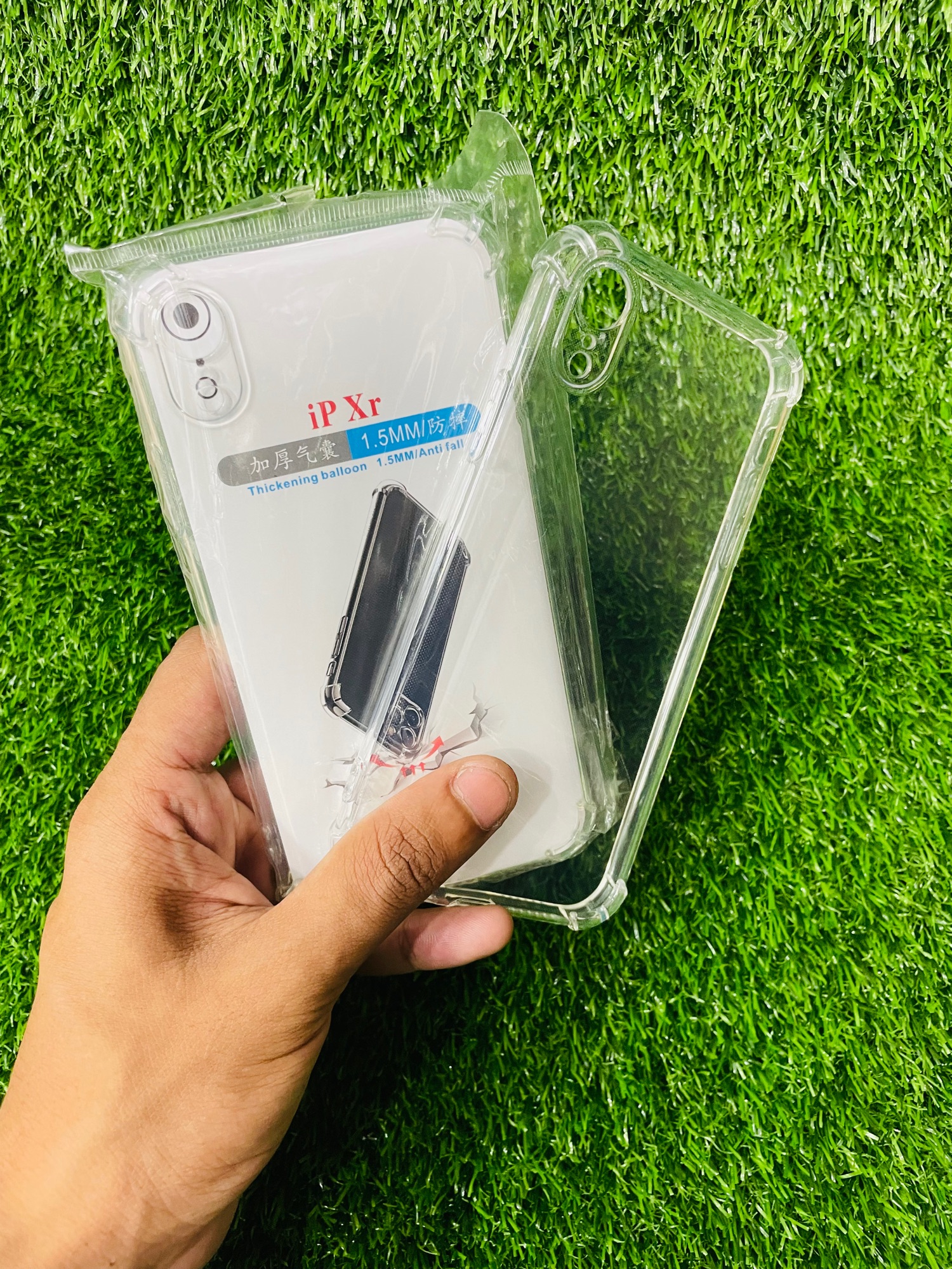Picture of For IPhone Xr Soft Transparent Shockproof Tpu Back Case/Cover  Water Colour, With Camera Bumper protection.