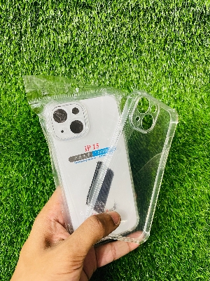 Picture of For iPhone 15 Soft Transparent Shockproof Tpu Back Case/Cover  Water Colour, With Camera Bumper protection.