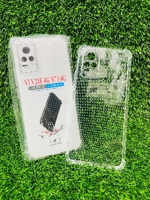 Picture of For Vivo V21E 4G/Y73 4G Soft Transparent Shockproof Tpu Back Case/Cover  Water Colour, With Camera Bumper protection.