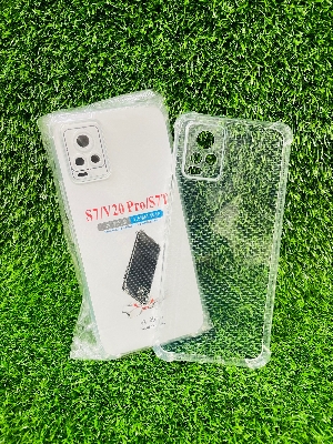 Picture of For Vivo V20/ S7/V20 Pro/S7T Soft Transparent Shockproof Tpu Back Case/Cover  Water Colour, With Camera Bumper protection.