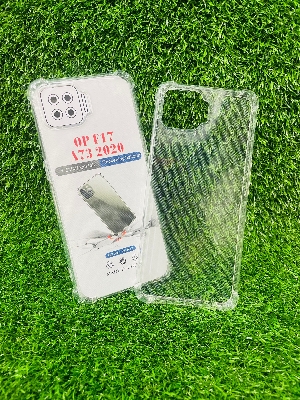 Picture of For Oppo F17 /А73 (2020) Soft Transparent Shockproof Tpu Back Case/Cover  Water Colour, With Camera Bumper protection.
