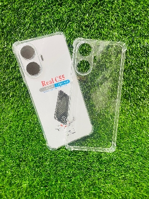 Picture of For Realme C55 Soft Transparent Shockproof Tpu Back Case/Cover  Water Colour, With Camera Bumper protection.