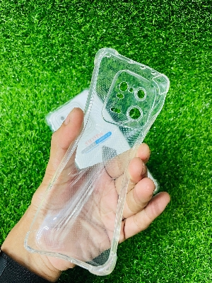 Picture of For Redmi 13 pro  Soft Transparent Shockproof Tpu Back Case/Cover  Water Colour, With Camera Bumper protection.